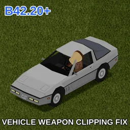 Vehicle Weapon Clipping Fix - оружие больше не торчит из машины