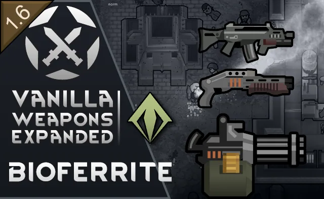 Vanilla Weapons Expanded - Bioferrite - Новое оружие из биоферрита для RimWorld