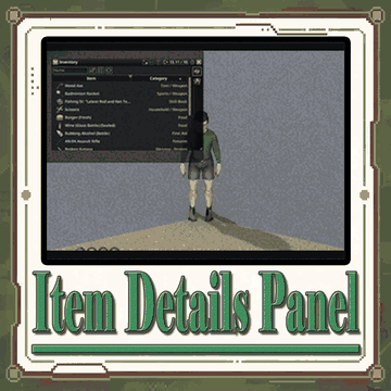 Item Details Panel - Подробные характеристики предметов, прочность оружия и улучшенные подсказки для Project Zomboid
