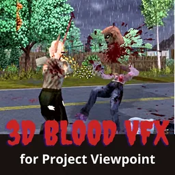 Blood VFX for Viewpoint - эффекты крови и расчленение Project Viewpoint