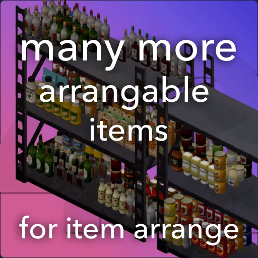 Item Arrange Extension - Больше предметов, поверхностей и исправлений расстановки для Project Zomboid