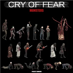 Cry of Fear Monsters - Horror Creatures and Night Encounters for Project Zomboid