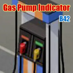 Gas Pump Indicator - Colored Fuel Indicators and Gas Station Improvements for Project Zomboid