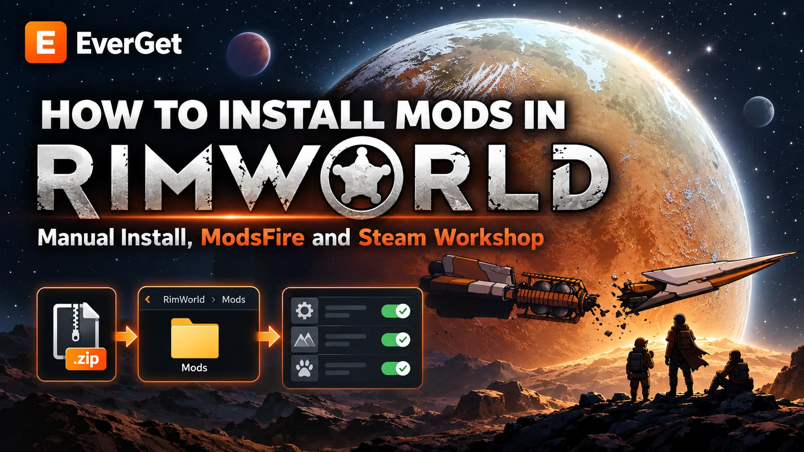 Как установить моды в RimWorld - подробная инструкция по ручной установке и Steam Workshop