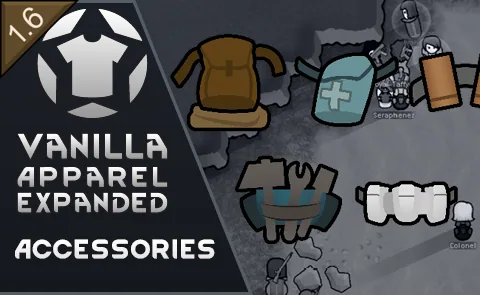 Vanilla Apparel Expanded - Accessories - Аксессуары и полезное снаряжение для RimWorld