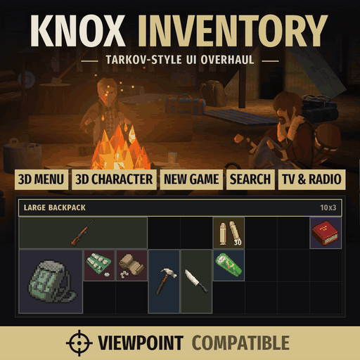 Knox Inventory - Tarkov-style UI Overhaul