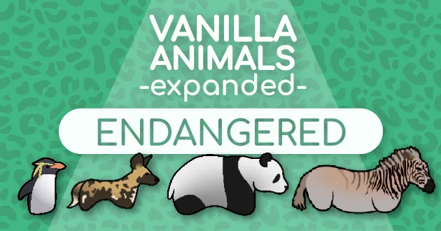 Vanilla Animals Expanded - Endangered Animals - Редкие животные и охрана природы в RimWorld