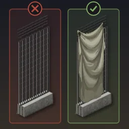 Fence Sheets - Cover Fences and Doorways with Sheets and Tarps in Project Zomboid
