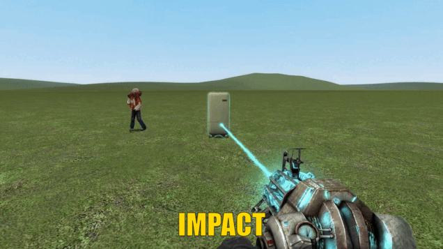 Physics Gun Crushing - Раздавливание NPC и игроков физпушкой
