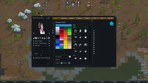 Character Editor - Pawn Customisation and In-Game Editing for RimWorld