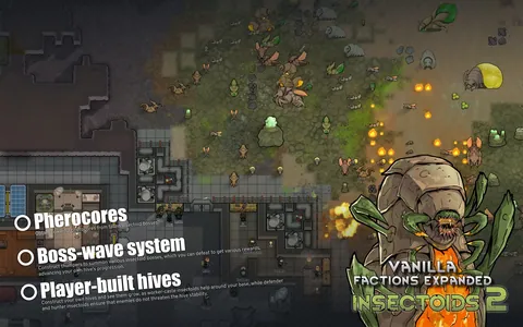 Vanilla Factions Expanded - Insectoids 2 - Insectoid Hives, Bosses and New Mechanics for RimWorld