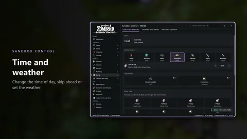 Sandbox Control - Чит-меню и творческий режим для Project Zomboid