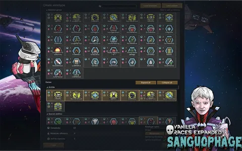 Vanilla Races Expanded - Sanguophage - Vampiric Bloodlines and Hemogen Systems for RimWorld