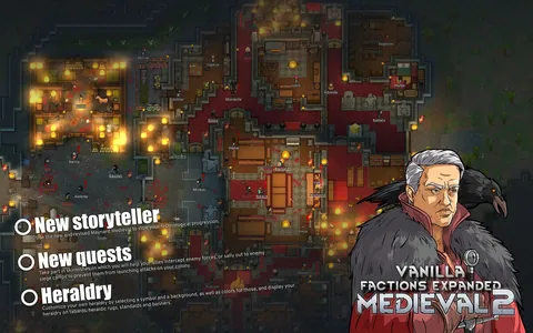 Vanilla Factions Expanded - Medieval 2 - Средневековые фракции, замки и оружие для RimWorld