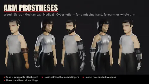 The Only Cure+ - Полевая хирургия и модульные протезы для Project Zomboid