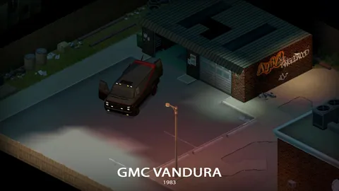 1983 GMC G-Series Vans - Настраиваемые фургоны и версия «Команды А» для Project Zomboid