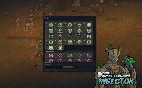 Vanilla Races Expanded - Insector - Насекомоподобные ксенотипы, эволюция и касты для RimWorld