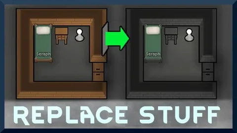 Replace Stuff - Замена материалов и улучшение построек в RimWorld