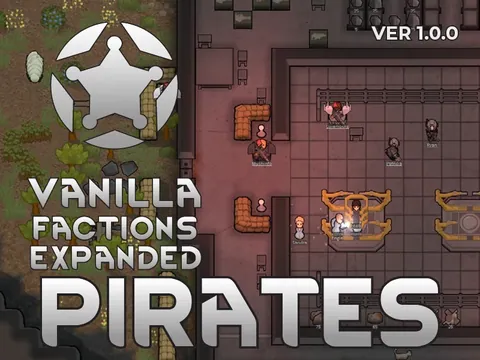Vanilla Factions Expanded - Pirates - боевые саркофаги, наёмники и новые угрозы