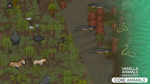 Vanilla Animals Expanded - Новые животные и питомцы для RimWorld