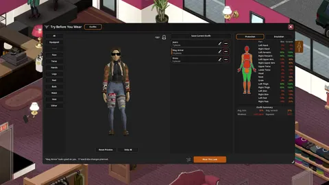 Try Before You Wear - 3D-примерка одежды и сохранение нарядов для Project Zomboid