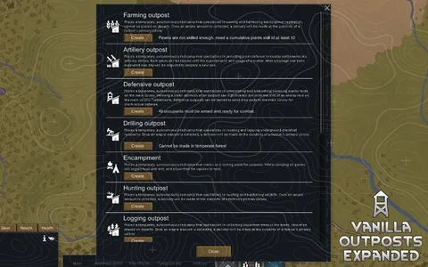 Vanilla Outposts Expanded - Аванпосты и поставки ресурсов для RimWorld