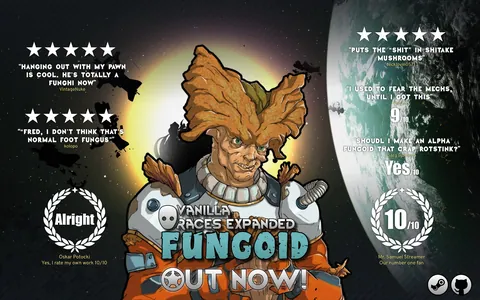 Vanilla Races Expanded - Fungoids - Infectious Fungal Xenohumans for RimWorld