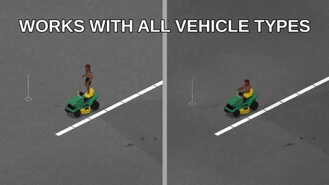 Vehicle Aim Roof Fix - Исправление анимации прицеливания в автомобилях для Project Zomboid Build 42