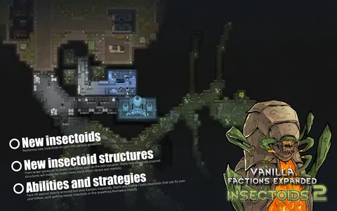 Vanilla Factions Expanded - Insectoids 2 - Insectoid Hives, Bosses and New Mechanics for RimWorld