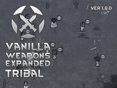Vanilla Weapons Expanded - Tribal - Примитивное оружие для RimWorld
