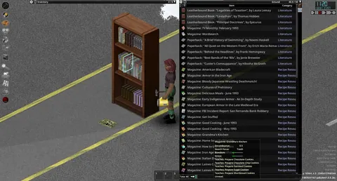 Item Arrange - Аккуратная расстановка предметов на полу и мебели для Project Zomboid
