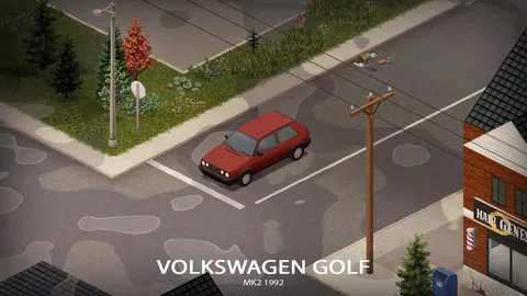 Volkswagen Golf Mk2 - Семь версий и настраиваемая защита для Project Zomboid