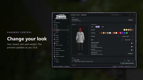 Sandbox Control - Чит-меню и творческий режим для Project Zomboid