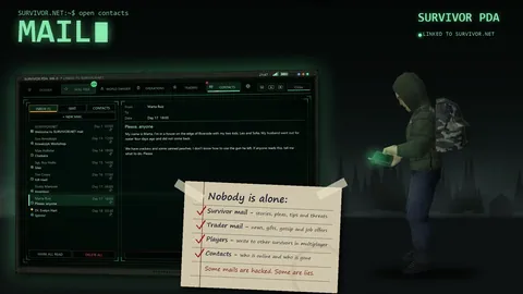 Survivor PDA - RPG Skills, Traders and Missions for Project Zomboid