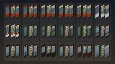 Fitted Sheets - Full-Size Window Coverings for Project Zomboid