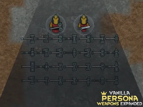 Vanilla Persona Weapons Expanded - Уникальный облик персонифицированного оружия в RimWorld
