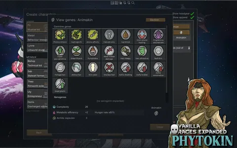 Vanilla Races Expanded - Phytokin - Растительные ксенолюди для RimWorld