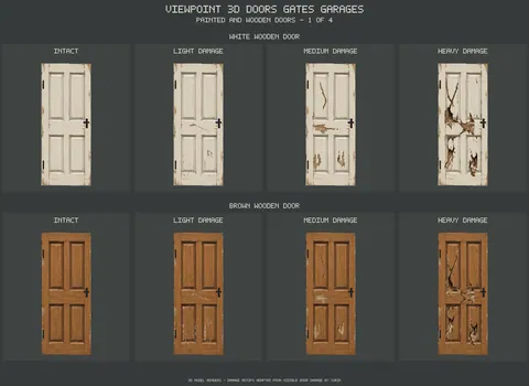 3D Doors - объёмные двери и ворота для Project Viewpoint
