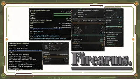 Item Details Panel - Подробные характеристики предметов, прочность оружия и улучшенные подсказки для Project Zomboid