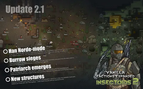Vanilla Factions Expanded - Insectoids 2 - Insectoid Hives, Bosses and New Mechanics for RimWorld