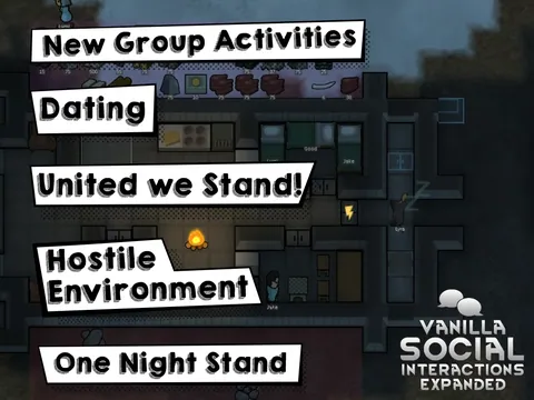 Vanilla Social Interactions Expanded - Отношения и личные стремления в RimWorld
