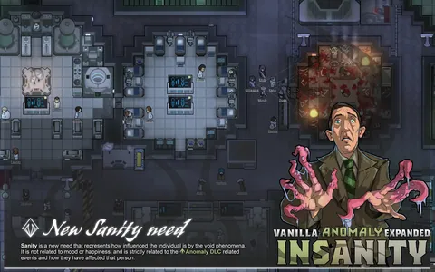 Vanilla Anomaly Expanded - Sanity - Система рассудка, безумие и потеря человечности в RimWorld