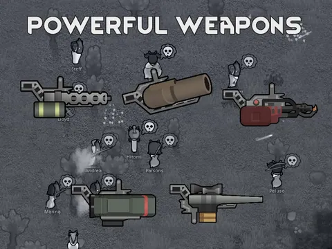 Vanilla Weapons Expanded - Heavy - Тяжёлое оружие и экзокостюмы для RimWorld