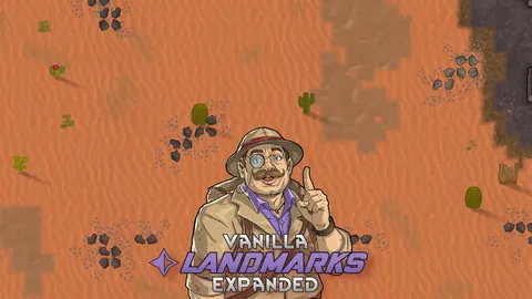 Vanilla Landmarks Expanded - 59 новых достопримечательностей, биомы и исследование мира RimWorld