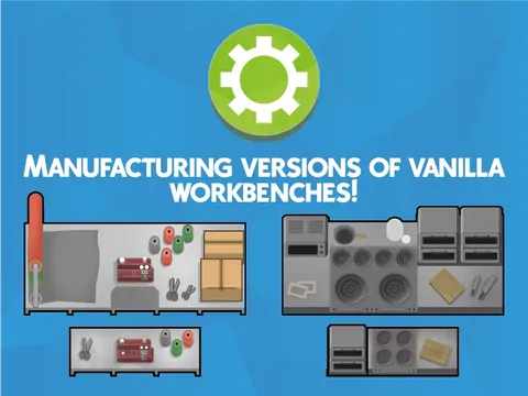 Vanilla Furniture Expanded - Production - специализированные мастерские для RimWorld