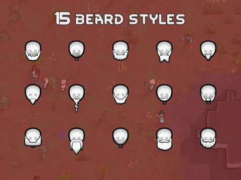 Vanilla Hair Expanded - Новые причёски, бороды и парикмахерский стол для RimWorld