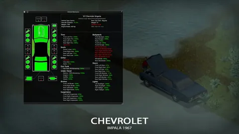 1967 Chevrolet Impala - Классический седан и версия из «Сверхъестественного» для Project Zomboid