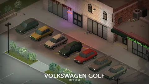 Volkswagen Golf Mk2 - Семь версий и настраиваемая защита для Project Zomboid