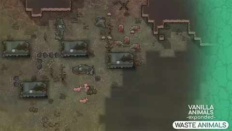 Vanilla Animals Expanded - Waste Animals - Toxic Wildlife for RimWorld