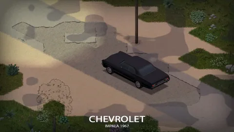 1967 Chevrolet Impala - Классический седан и версия из «Сверхъестественного» для Project Zomboid